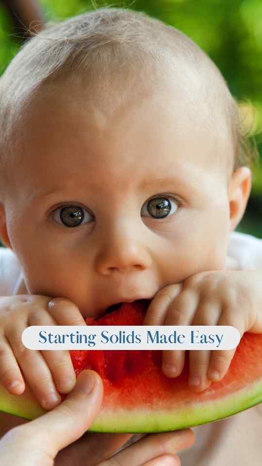 Starting Solids Made Easy Book Cover