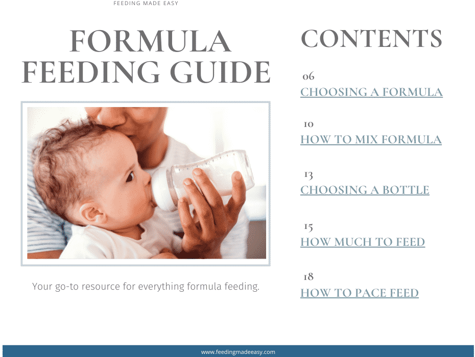 Formula Feeding Guidelines